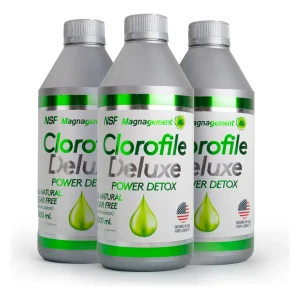 3x Clorofila Liquida. Jarabe. Deluxe. 1 Lt C/u