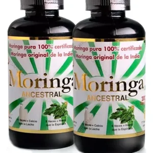 2 x Moringa Ancestral 100% Original 200 Cápsulas C/u Tamaño Xl