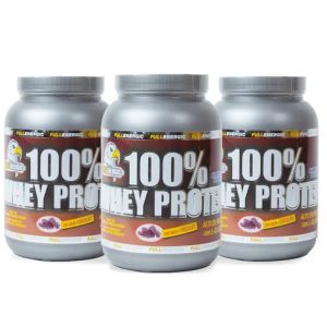 3x Suplemento En Polvo Proteína Suero De Leche Chocolate 3kg